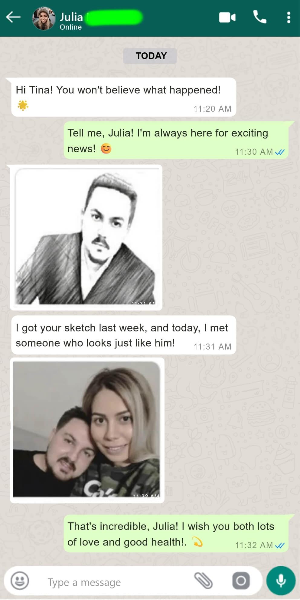 Testimonial from Julia